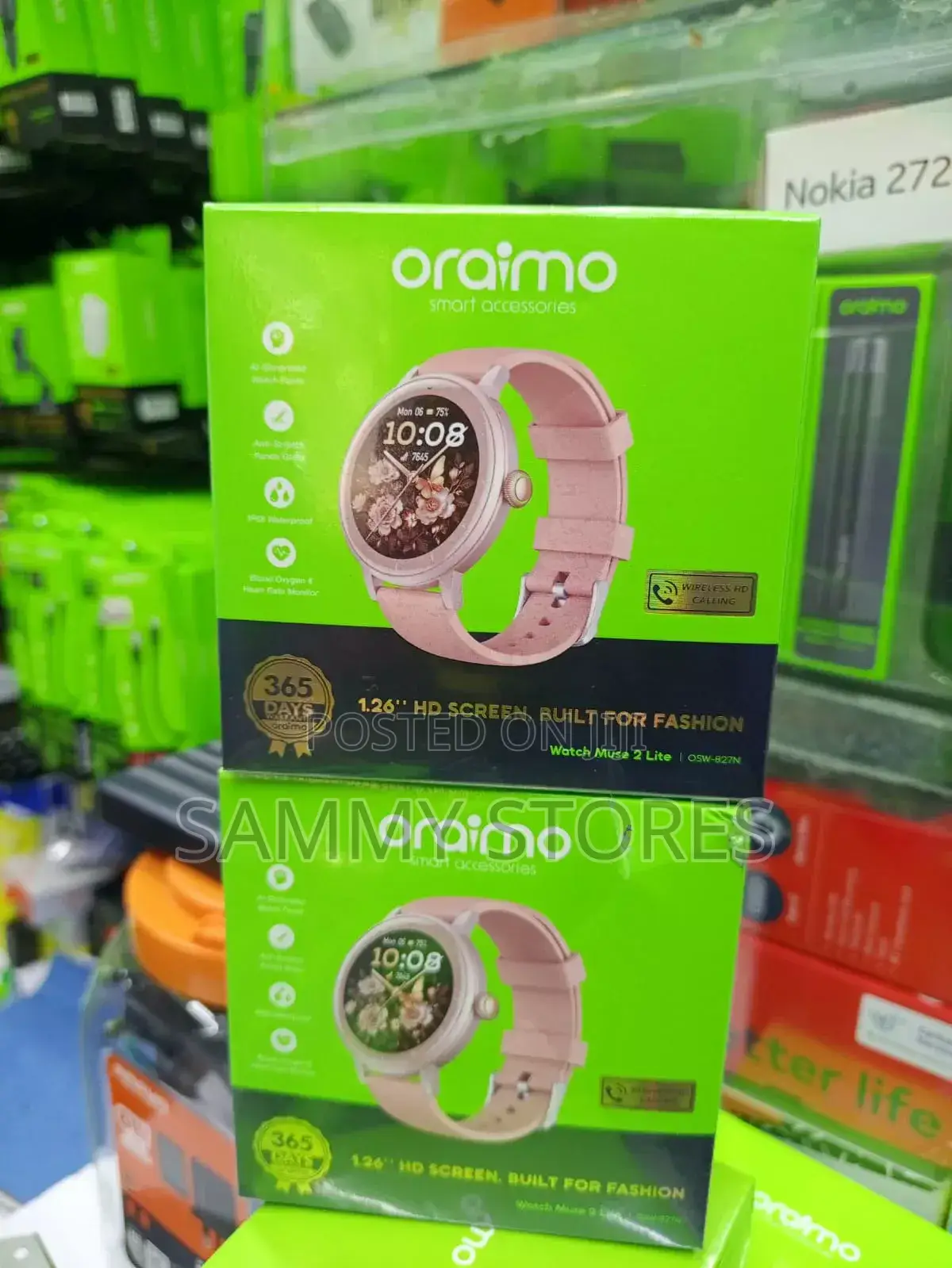 Oraimo Watch Muse 2 Lite Smart Watch – 1.26” HD Display