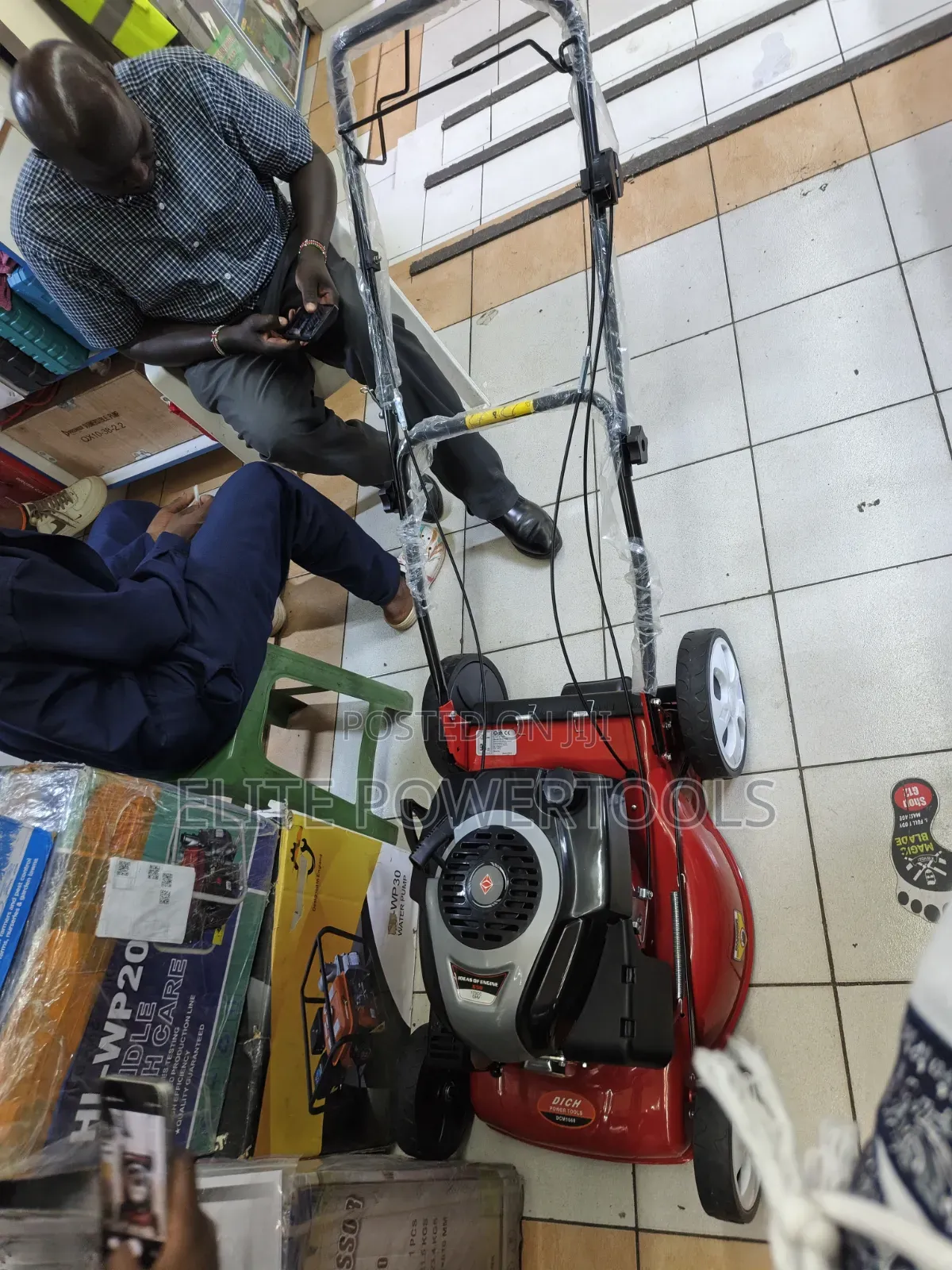 18" Petrol Grass Cutter Lawn Mower – Heavy Duty Garden Machine