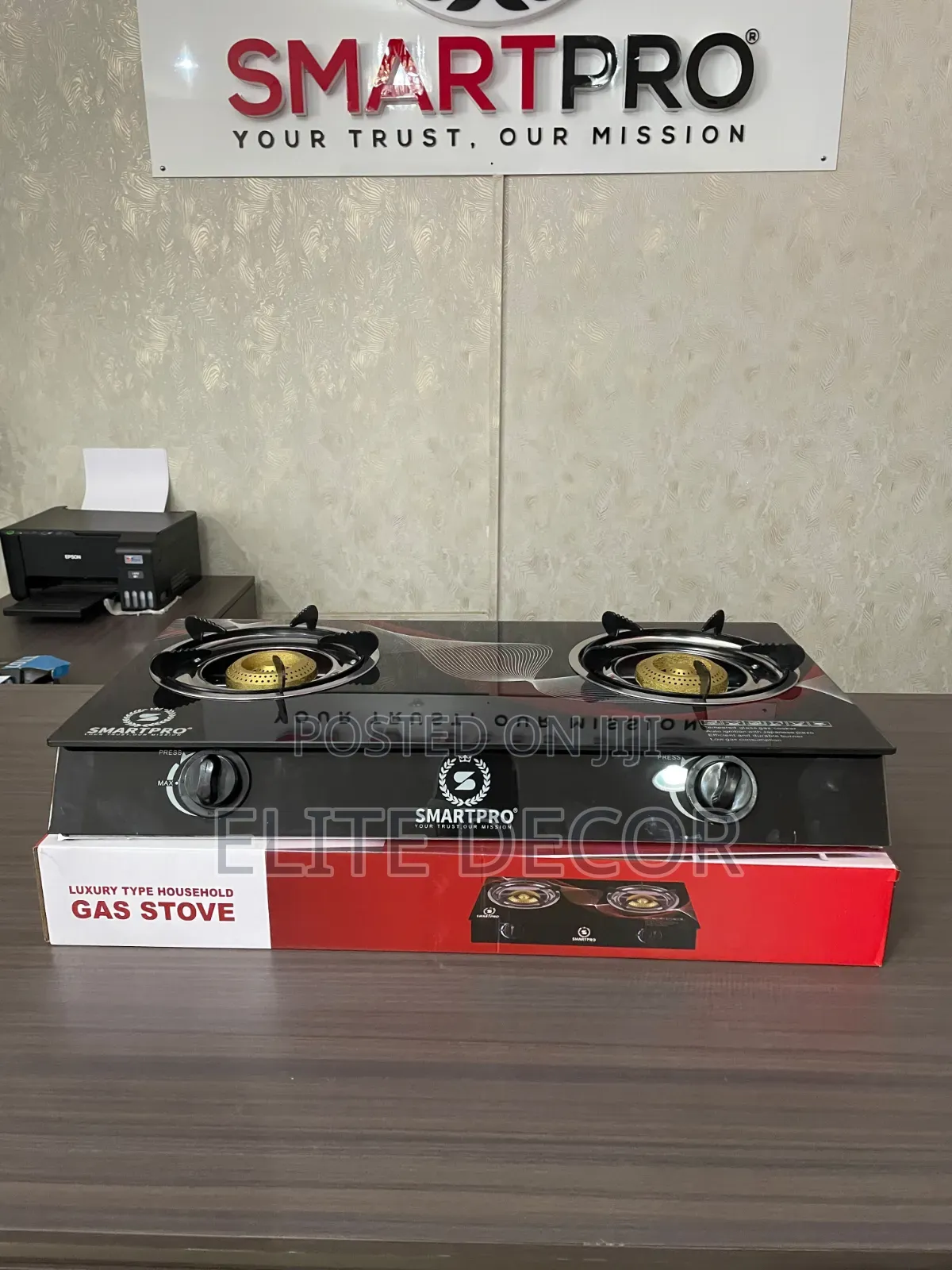 SmartPro 2-Burner Glass Top Gas Stove