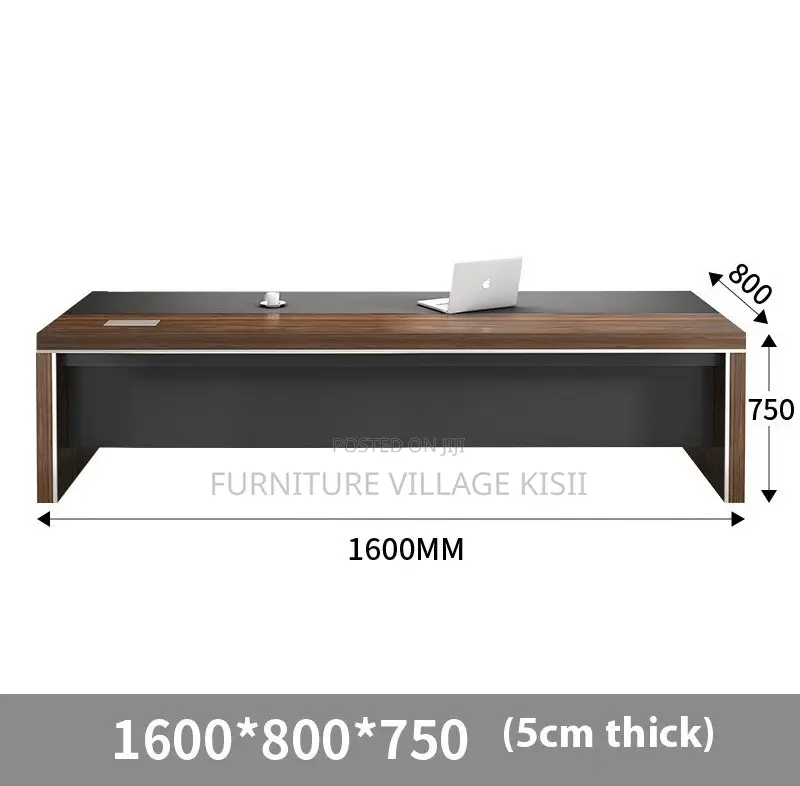 Office Desk; 2000mm Executive L-Shaped Modern Office Desk