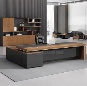 Office Desk; 2000mm Executive L-Shaped Modern Office Desk