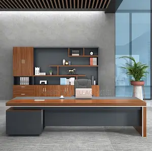 Office Desk; 2000mm Executive L-Shaped Modern Office Desk