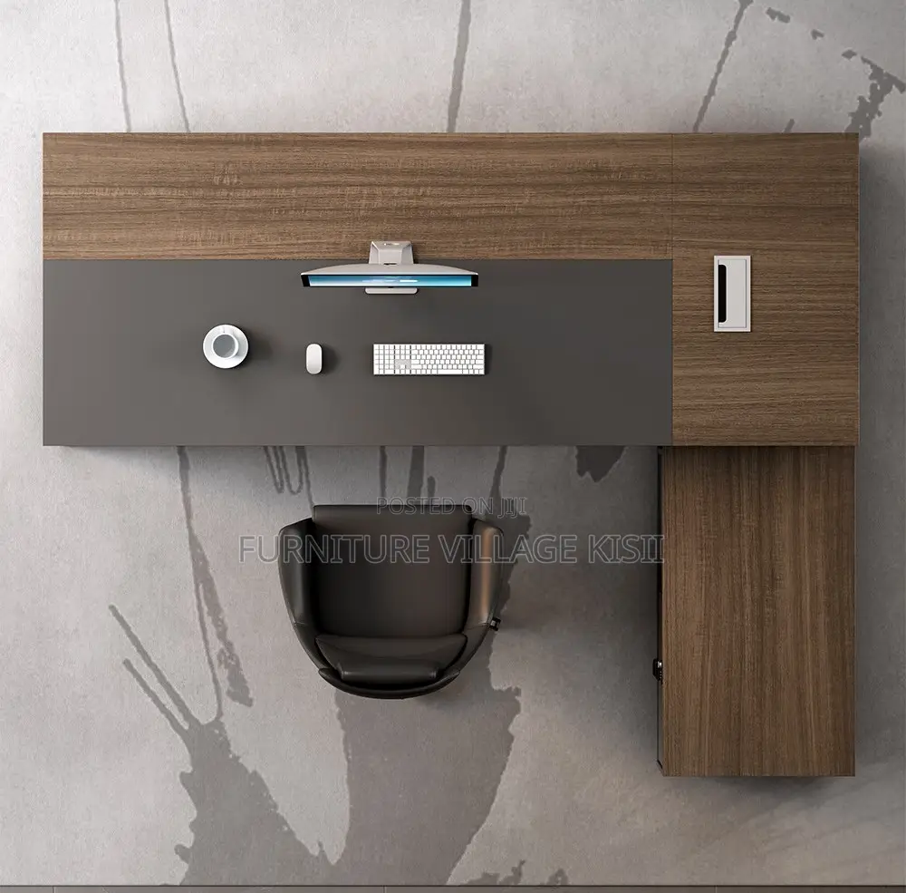 Office Desk; 2000mm Executive L-Shaped Modern Office Desk