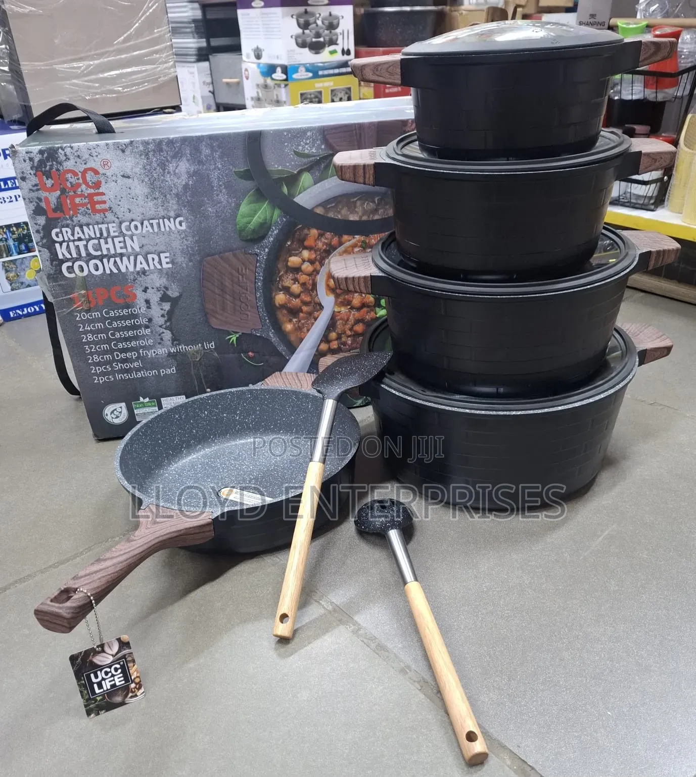 CCF Life Granite Coating Cookware 11pc