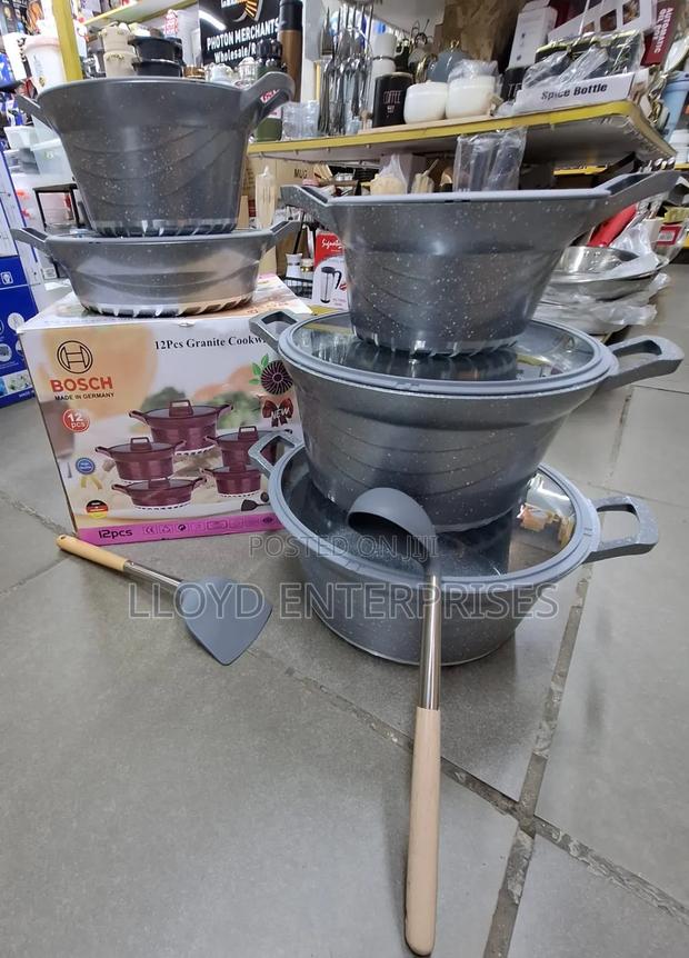 Bosch 12pc Granite Cookware Set - main view