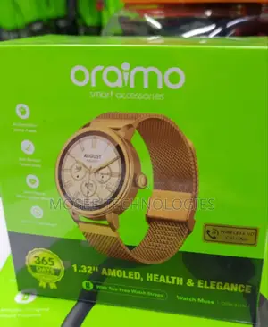 Oraimo Watch Muse Smartwatch With 1.32" AMOLED Display