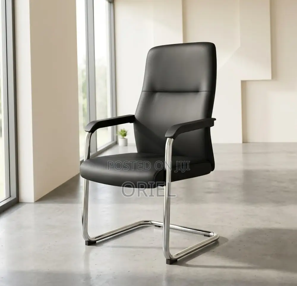 Office Waiting Leather Chair : Classic Guest Chair