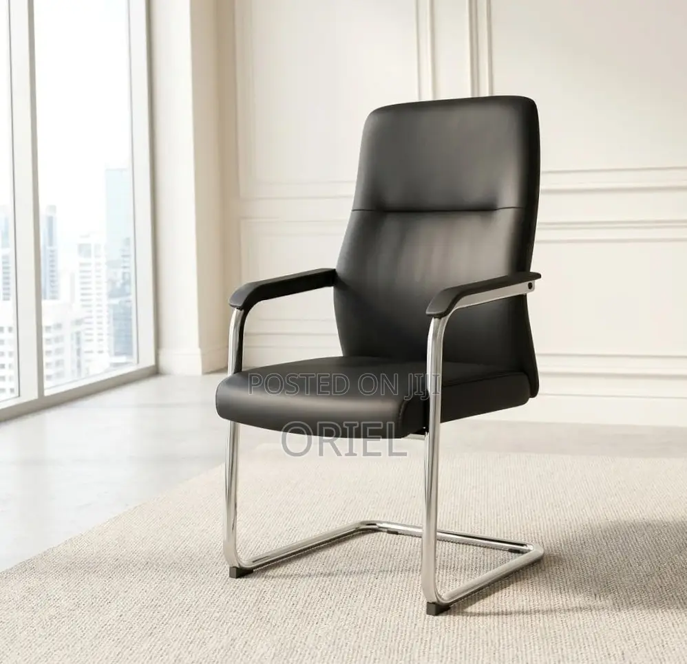 Office Waiting Leather Chair : Classic Guest Chair