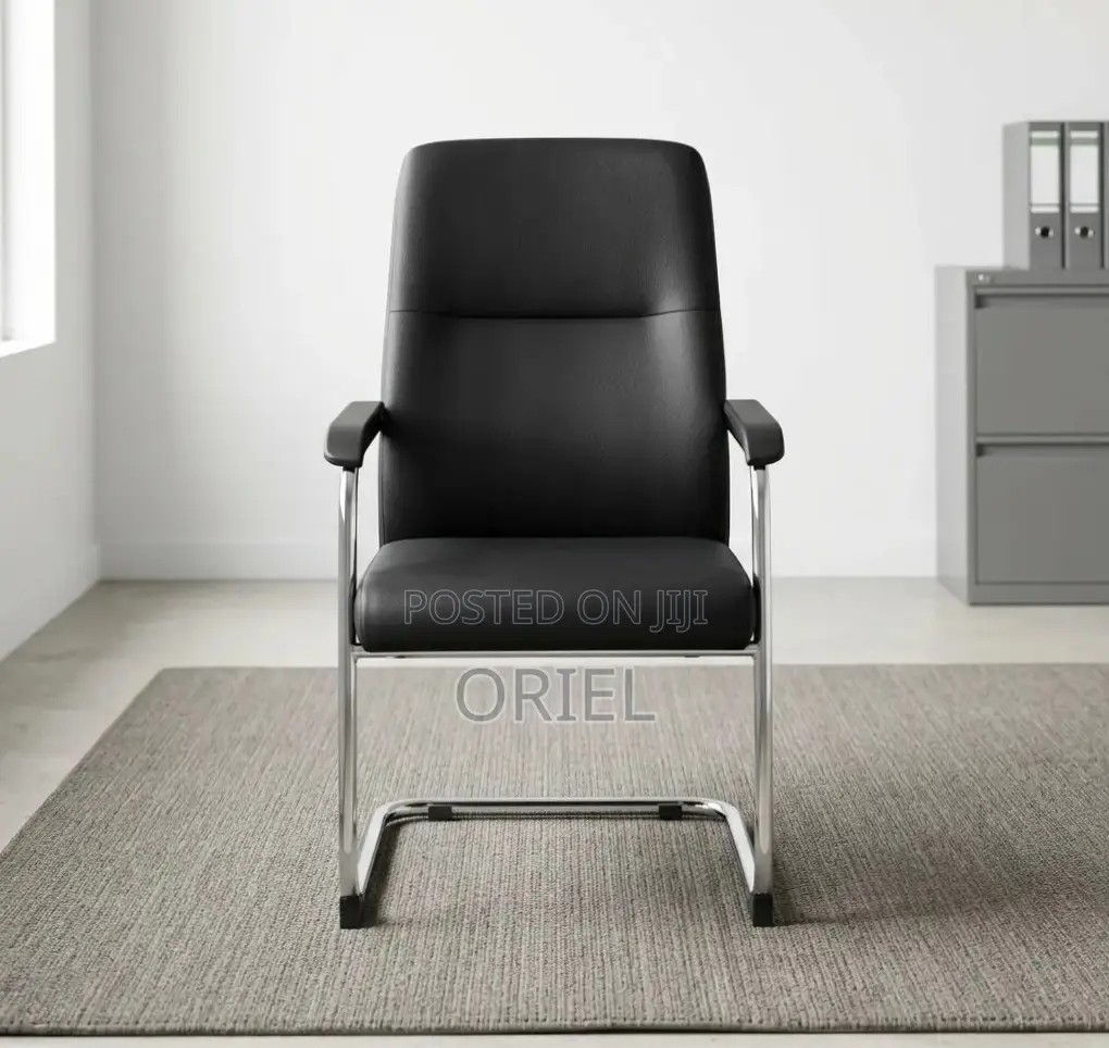 Office Waiting Leather Chair : Classic Guest Chair