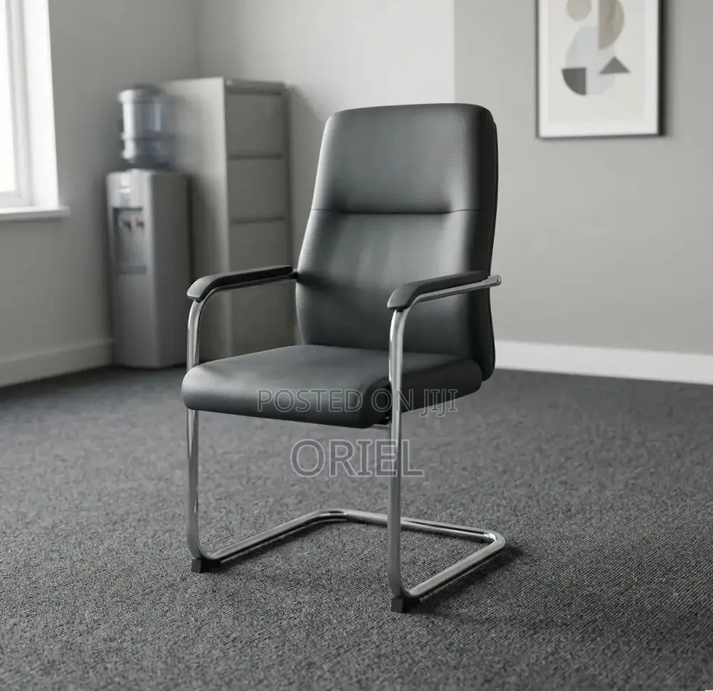 Office Waiting Leather Chair : Classic Guest Chair