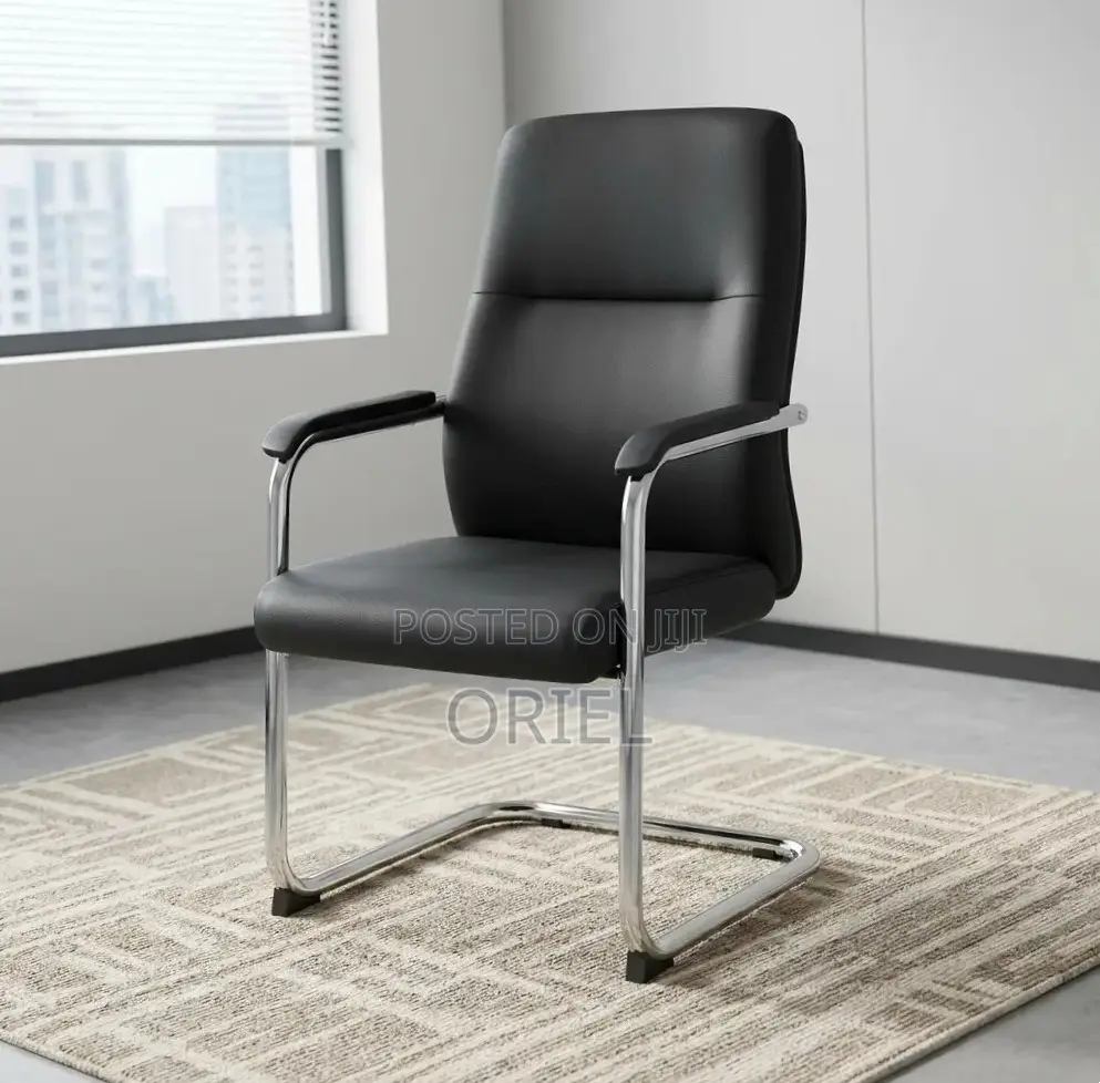 Office Waiting Leather Chair : Classic Guest Chair