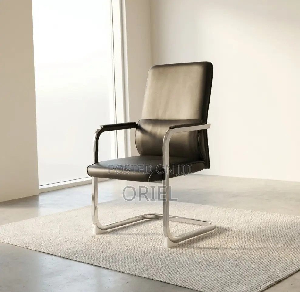 Office Waiting Leather Chair : Classic Guest Chair