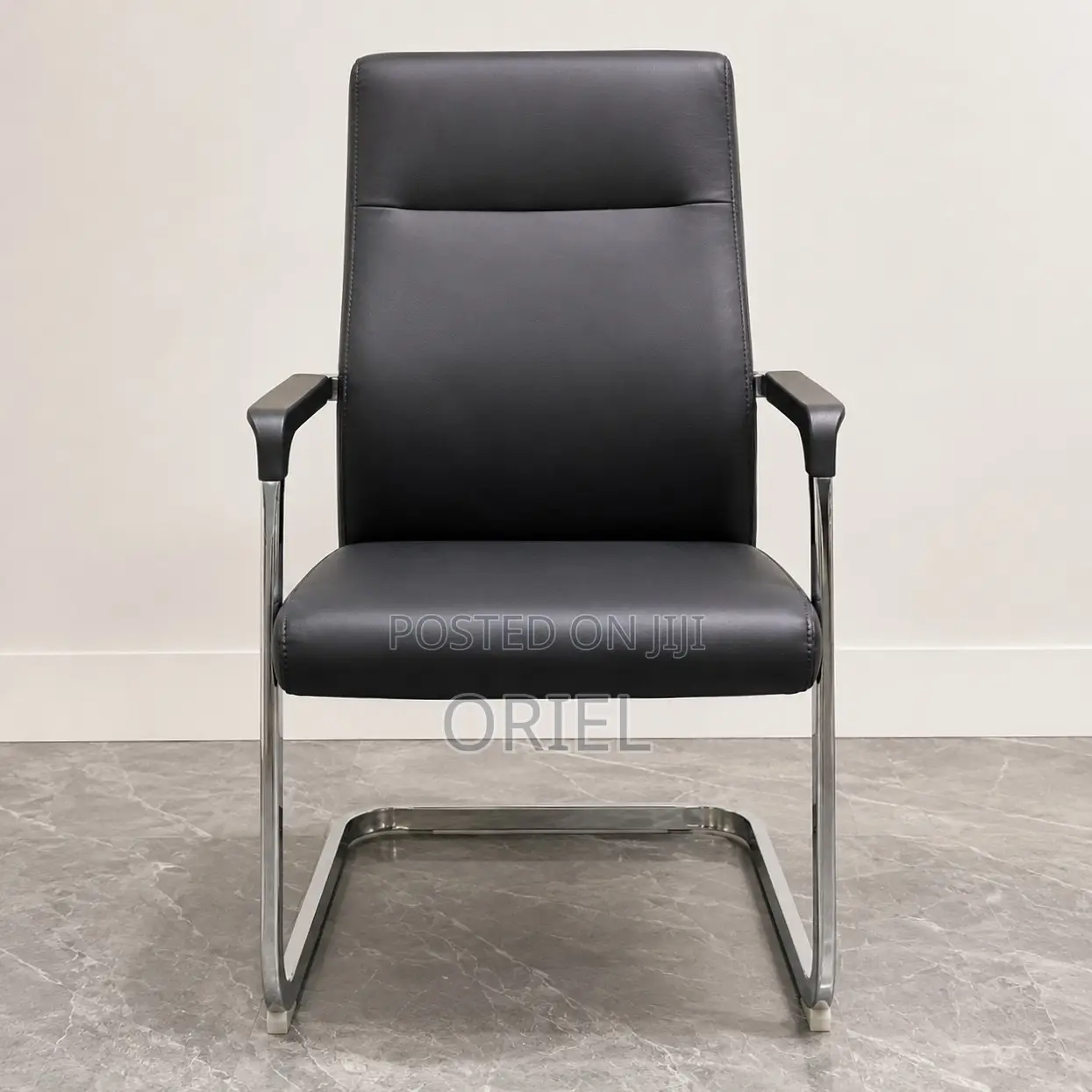 Office Waiting Leather Chair : Classic Guest Chair