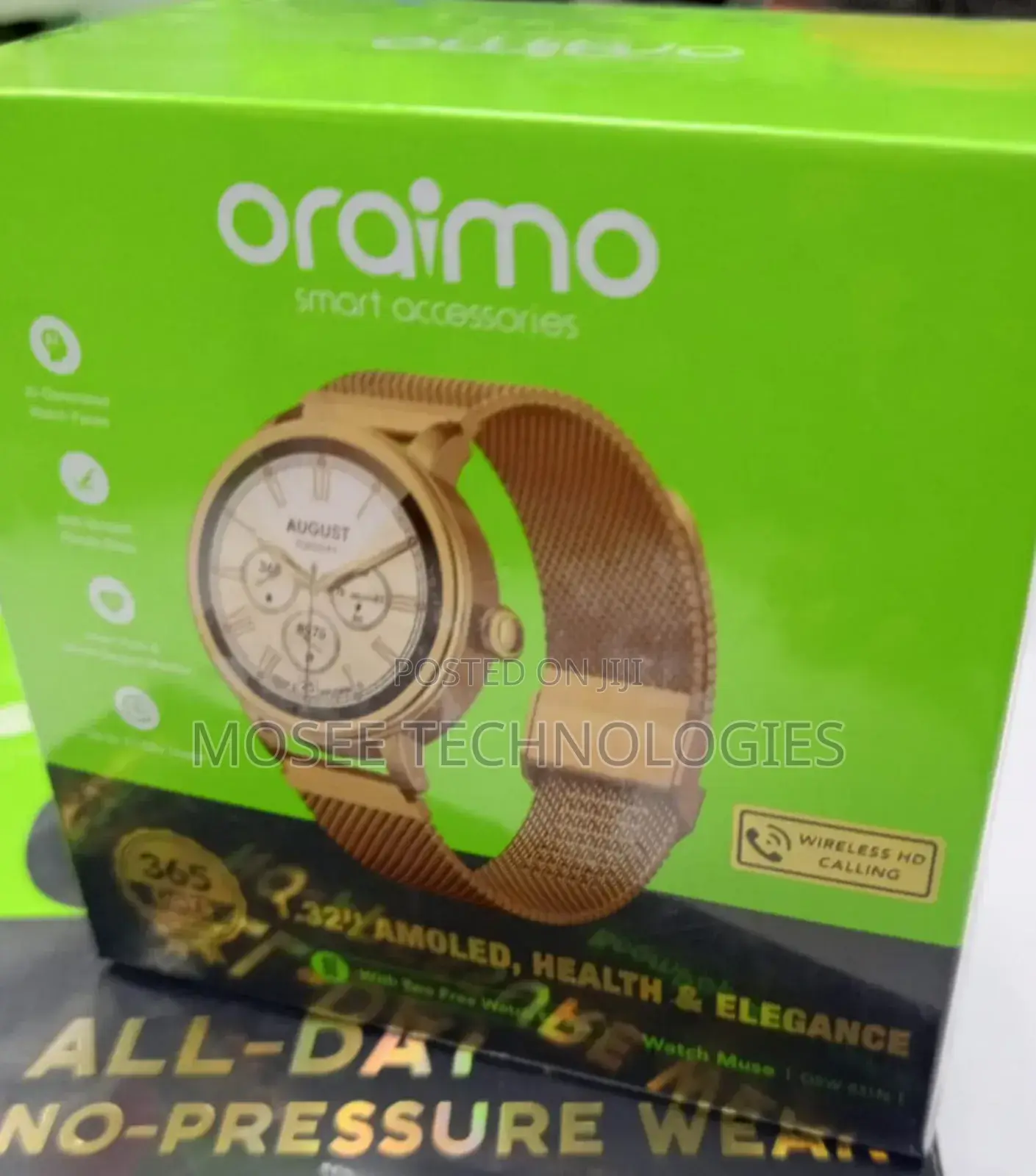 Oraimo Watch Muse 1.32" AMOLED Touchscreen Smartwatch