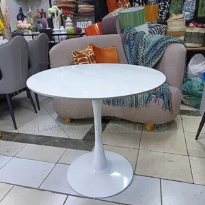 White Round Tulip Table – Modern Elegant Dining Table