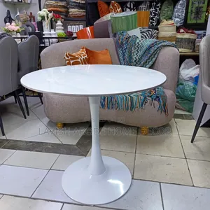 White Round Tulip Table – Modern Elegant Dining Table