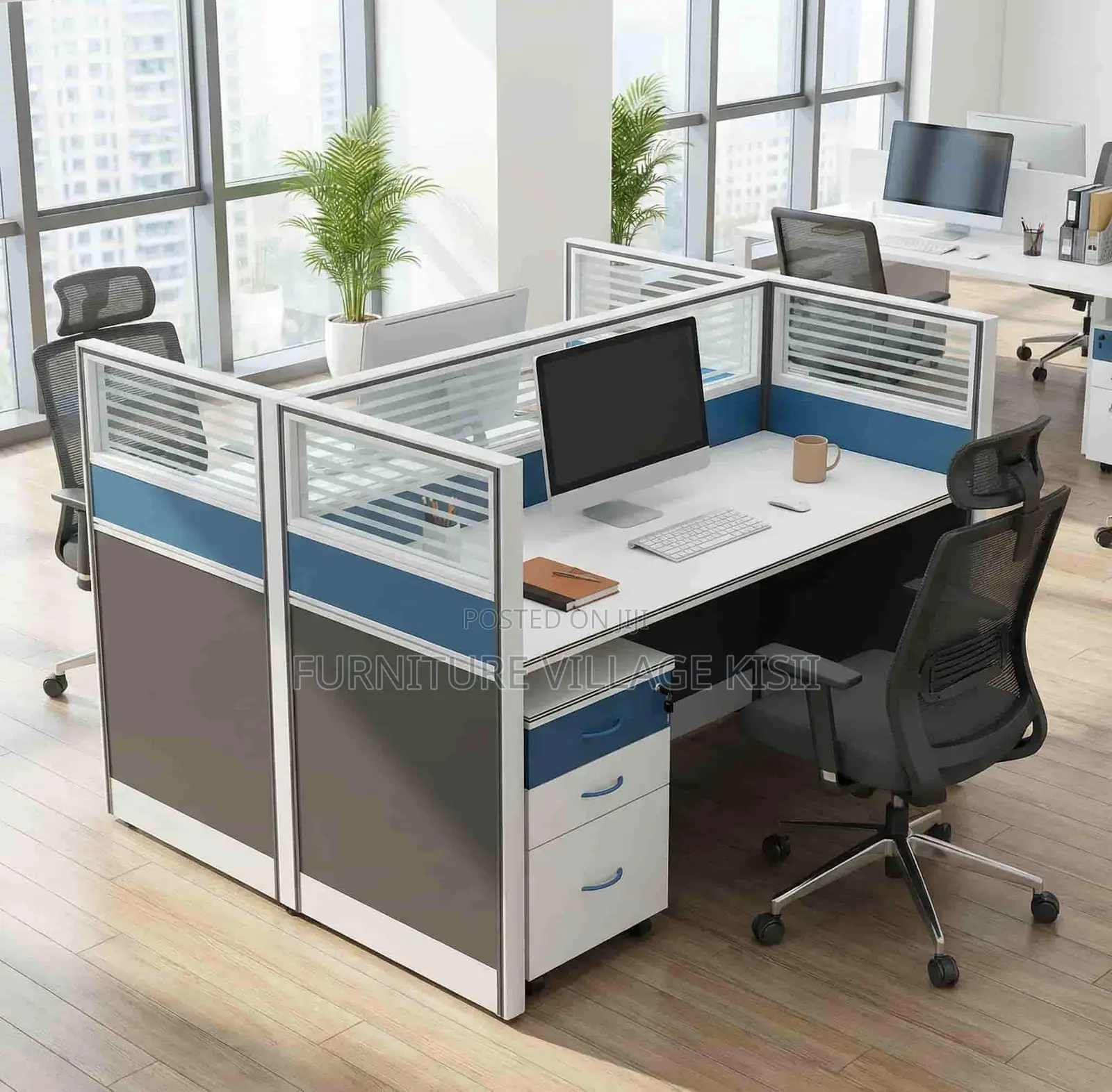 Workstation; 2-Way Modular Office Workstation