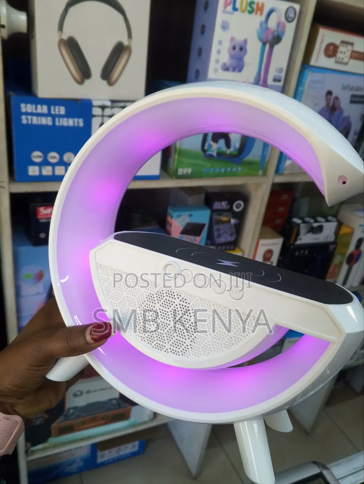 BT 2301 Led Light Wireless Charger Bluetooth Speaker