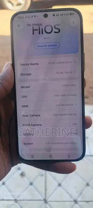 Tecno Camon 50 Pro 256 GB Black
