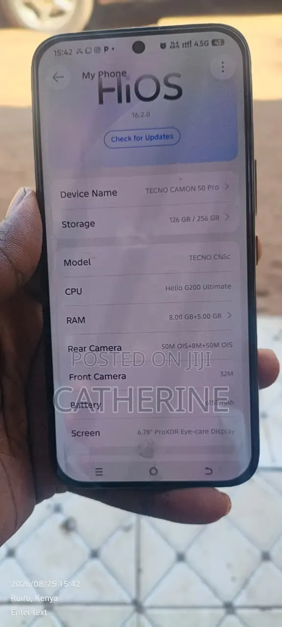 Tecno Camon 50 Pro 256 GB Black