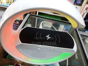 Led Wireless Charging Speaker With Radio Bluetooth