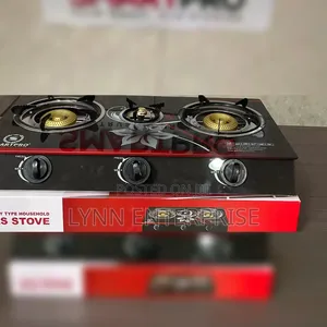 Smart Pro Gas Stove 3burner Glass...