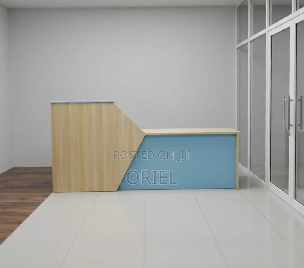 Office Reception Counter Desk : Custom 2400MM Reception Table