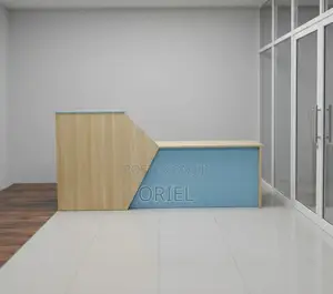 Office Reception Counter Desk : Custom 2400MM Reception Table