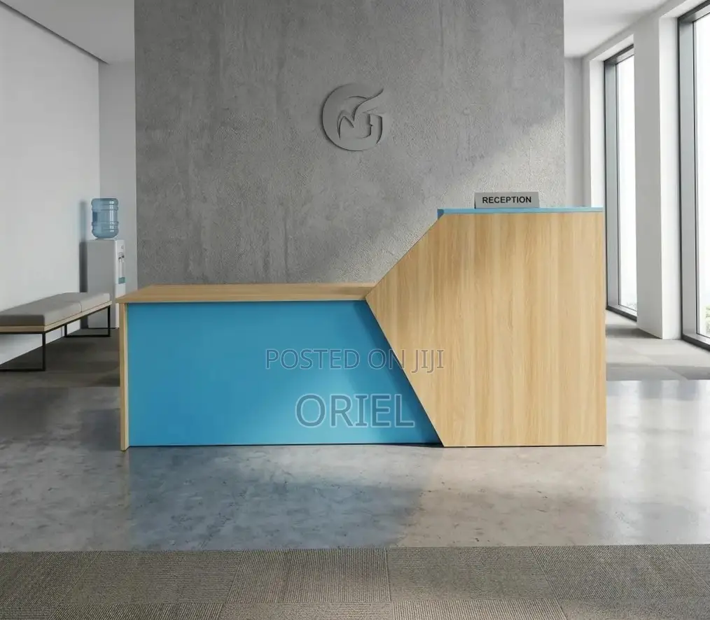Office Reception Counter Desk : Custom 2400MM Reception Table
