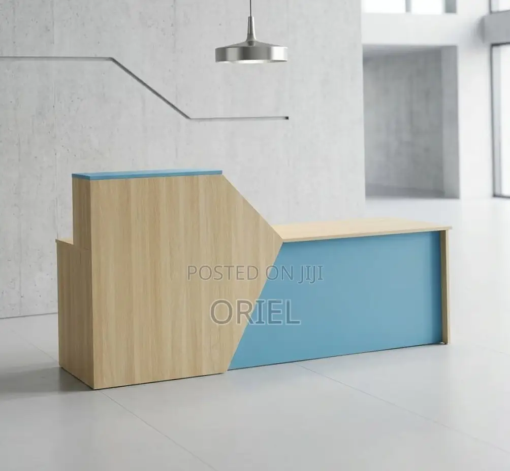 Office Reception Counter Desk : Custom 2400MM Reception Table