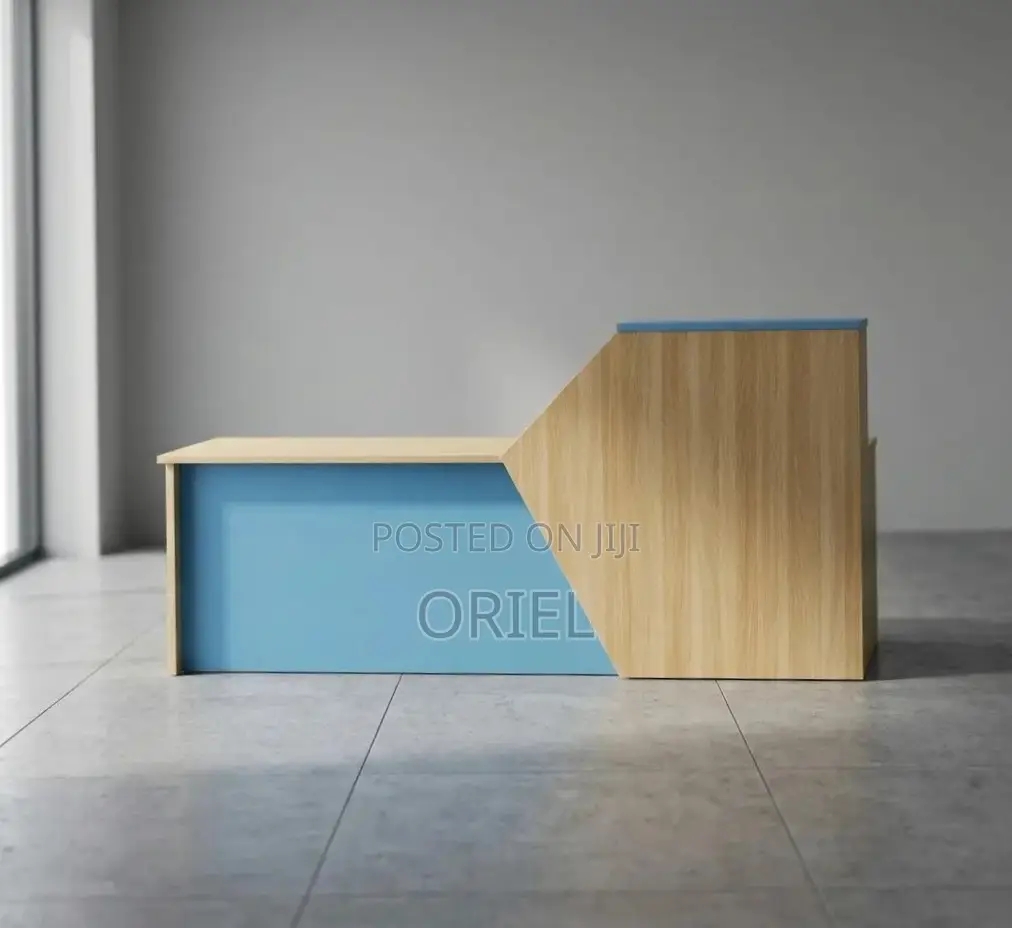 Office Reception Counter Desk : Custom 2400MM Reception Table