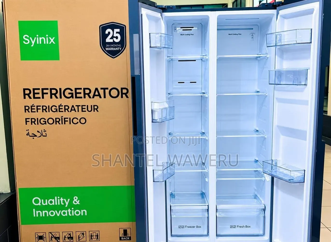 Quality Side by Side New Fridge