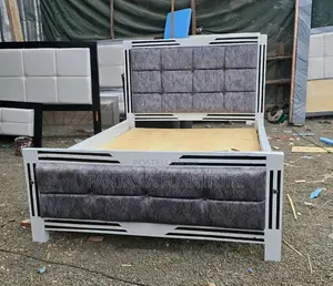 5x6 Grey Grid Mocket Bed: Pay on Delivery