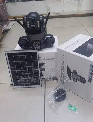 HD 4G Solar Security Camera – Triple Lens 360° CCTV