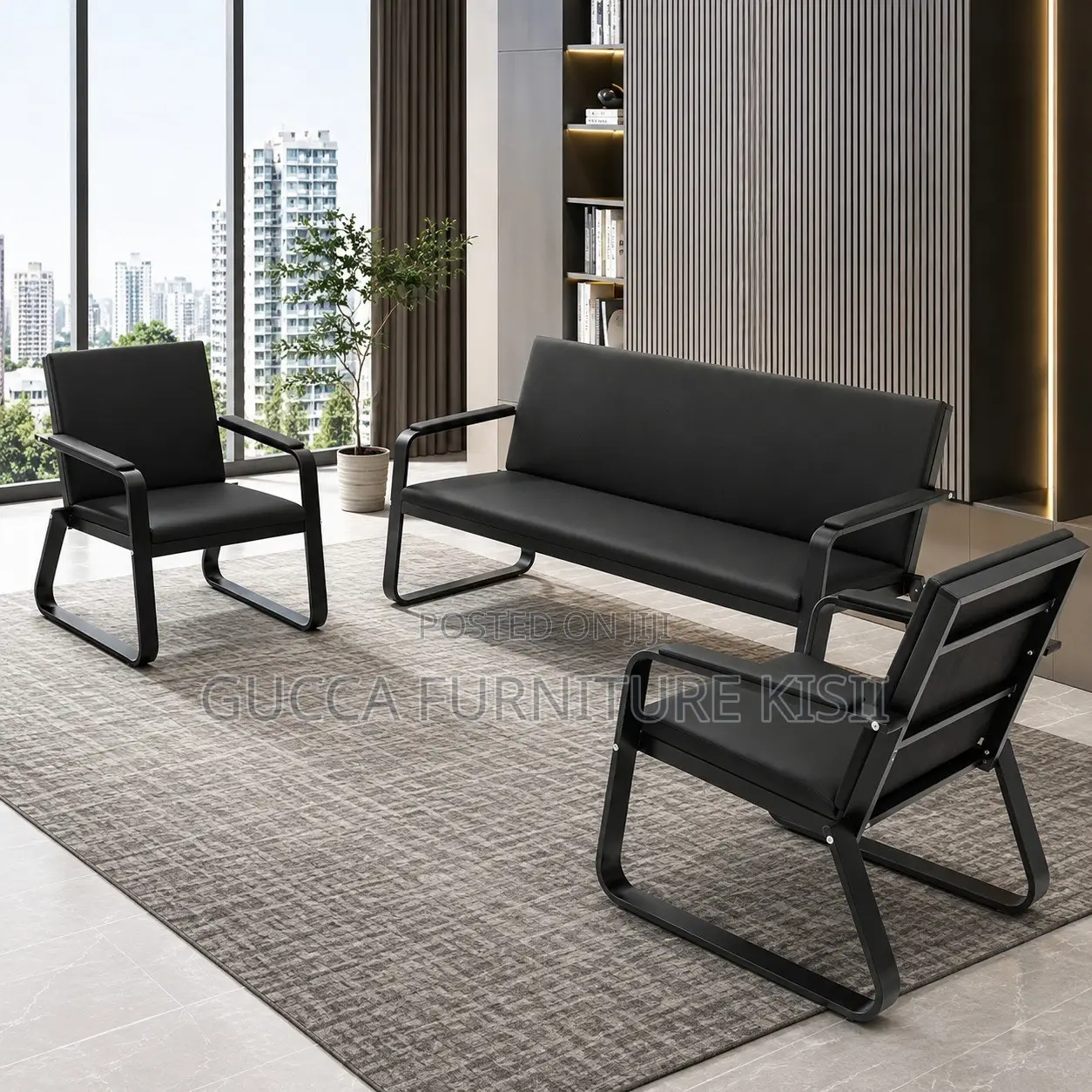 Reception Sofa; 5 Seater Waiting Sofa in Kenya