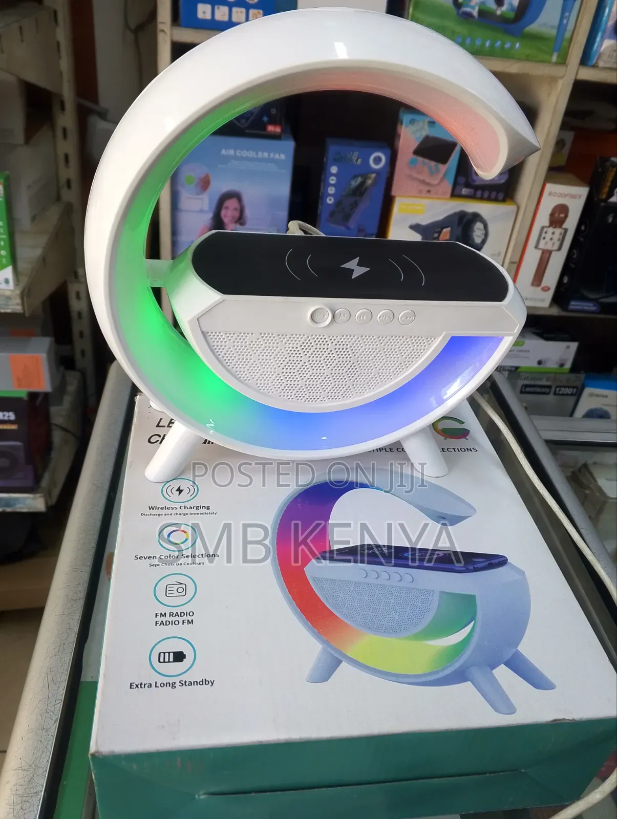 Mini Digital Bluetooth Speaker With Wireless Charger