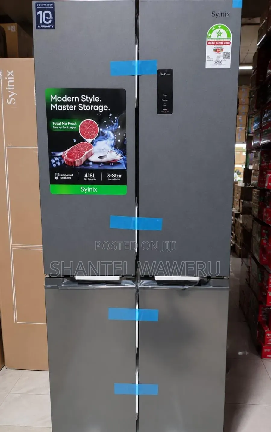 Syinix 421 Litres  Refrigerator.
<>morern Style