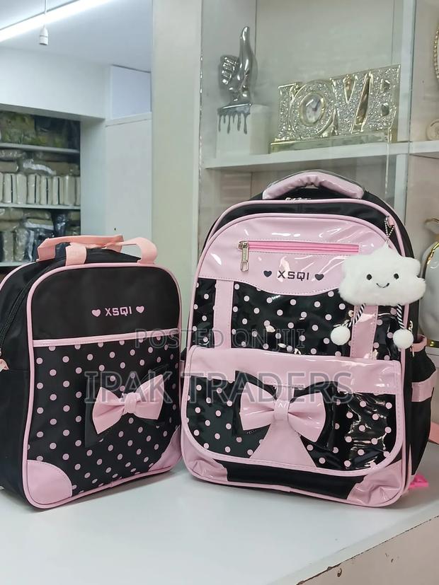 *2 in 1 3D Children School Backpack (Backpack + Lunch Bag) - thumbnail 2