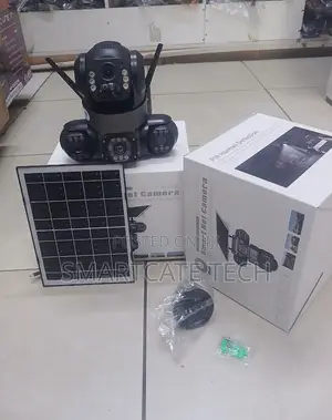 Smart Triple Lens 4G Solar Security Camera – HD CCTV & 360° Protection