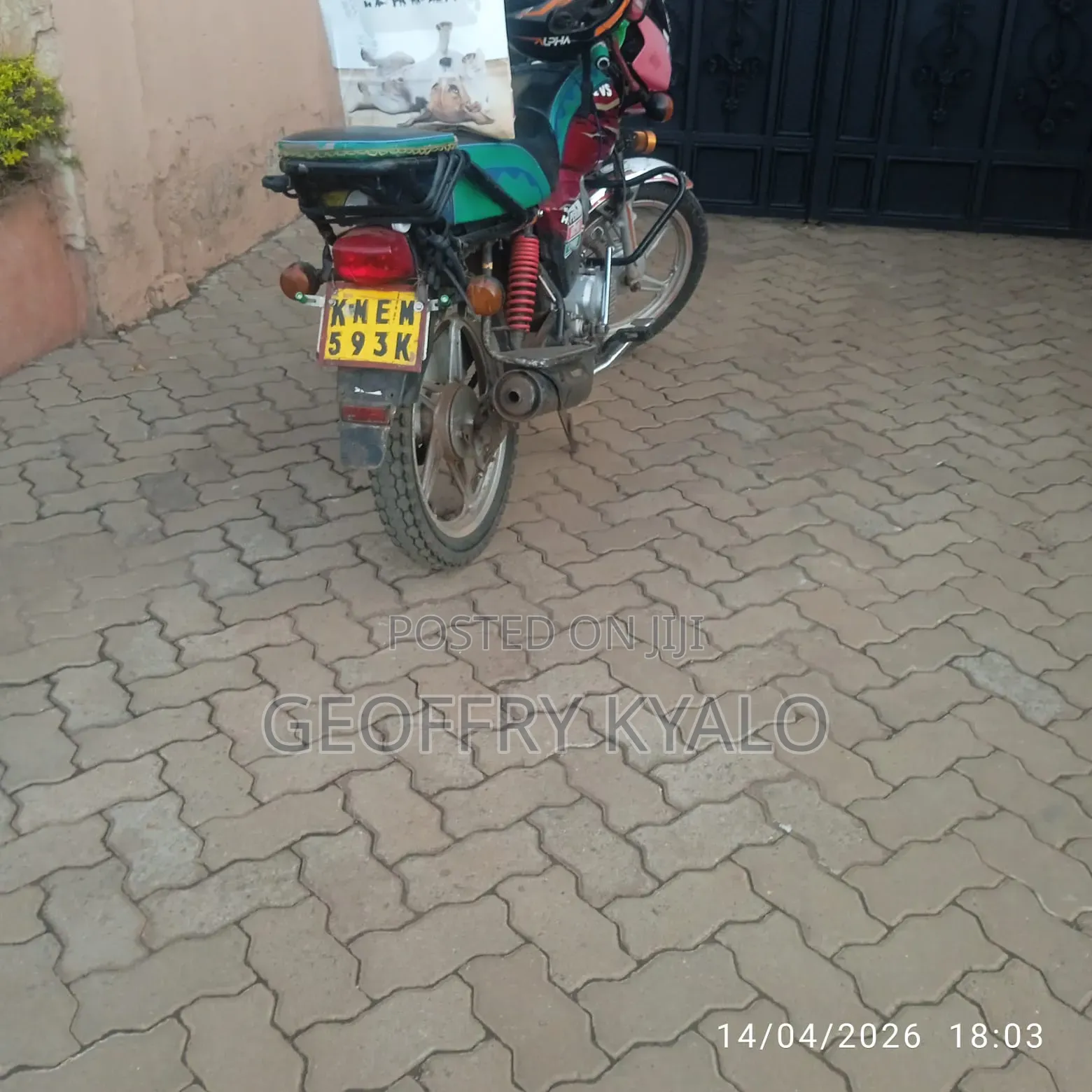 TVS HLX Plus ES 2018 Red