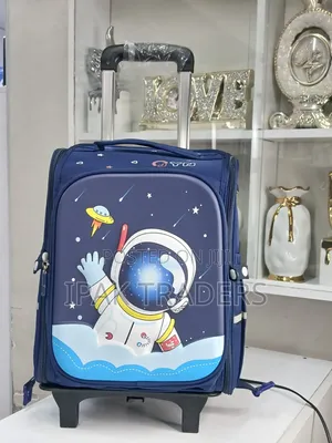` *Rolling Trolley School Bag* ` *High Capacity School Bag*