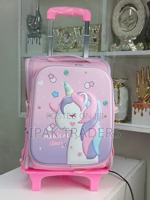 ` *Rolling Trolley School Bag* ` *High Capacity School Bag*