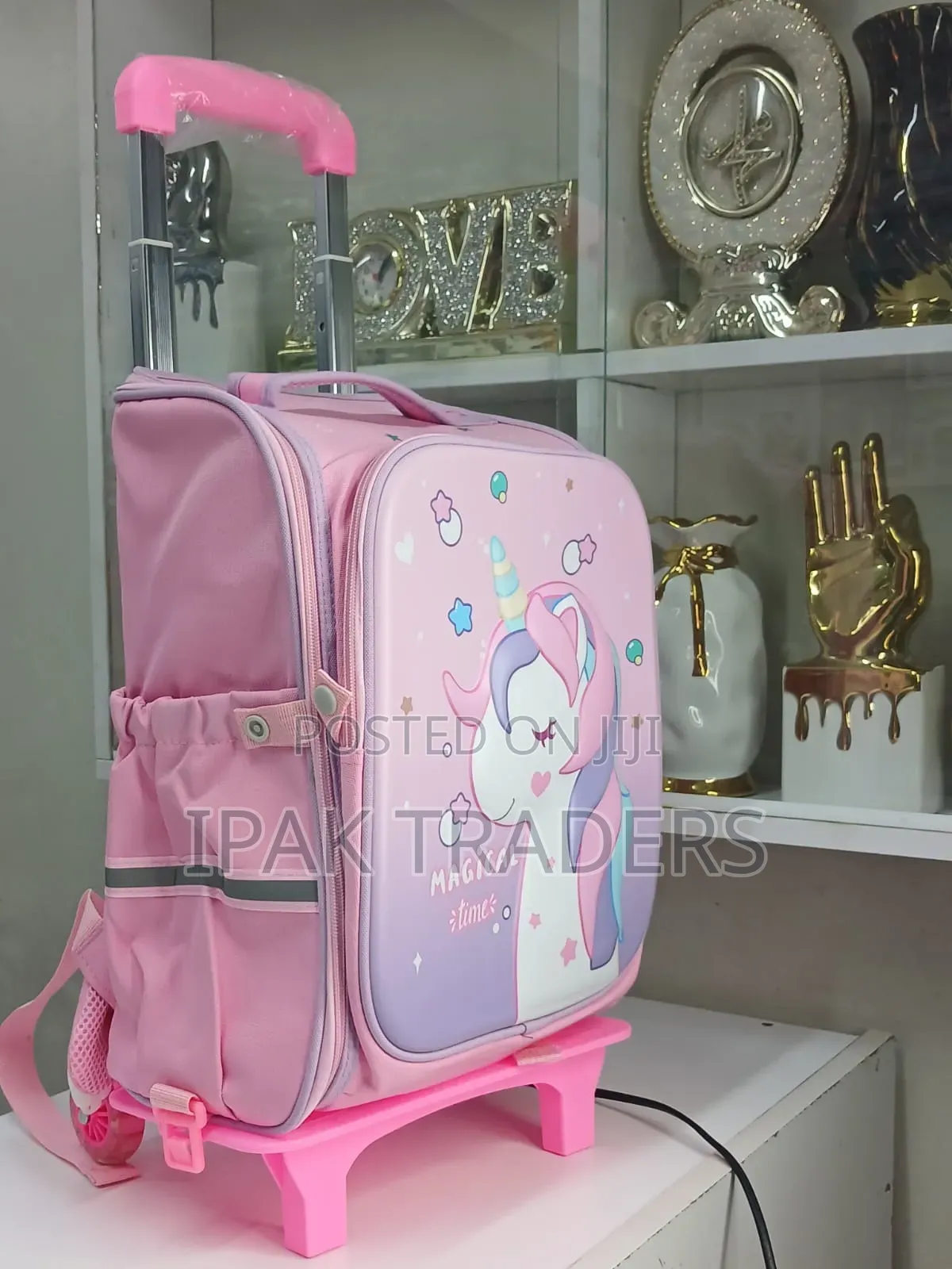 ` *Rolling Trolley School Bag* ` *High Capacity School Bag*