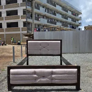 5x6 Beige Cross-Stitch Bed: Free Delivery