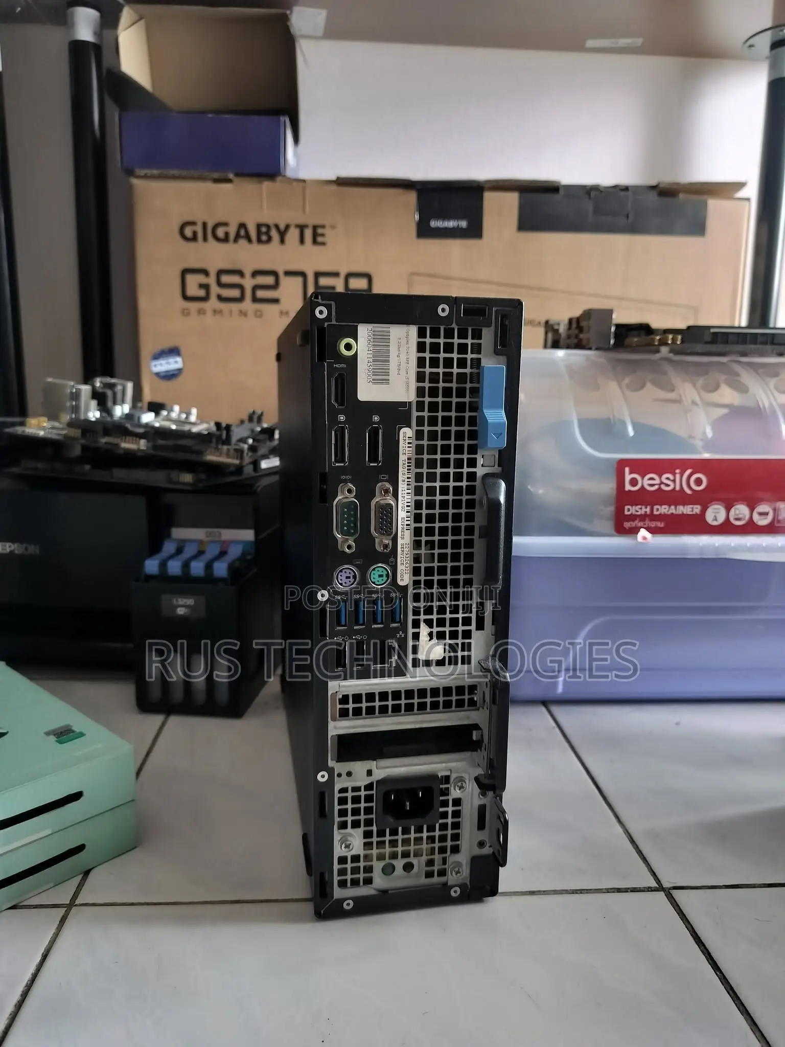 Desktop Computer Dell OptiPlex 7040 8GB Intel Core i7 HDD 500GB