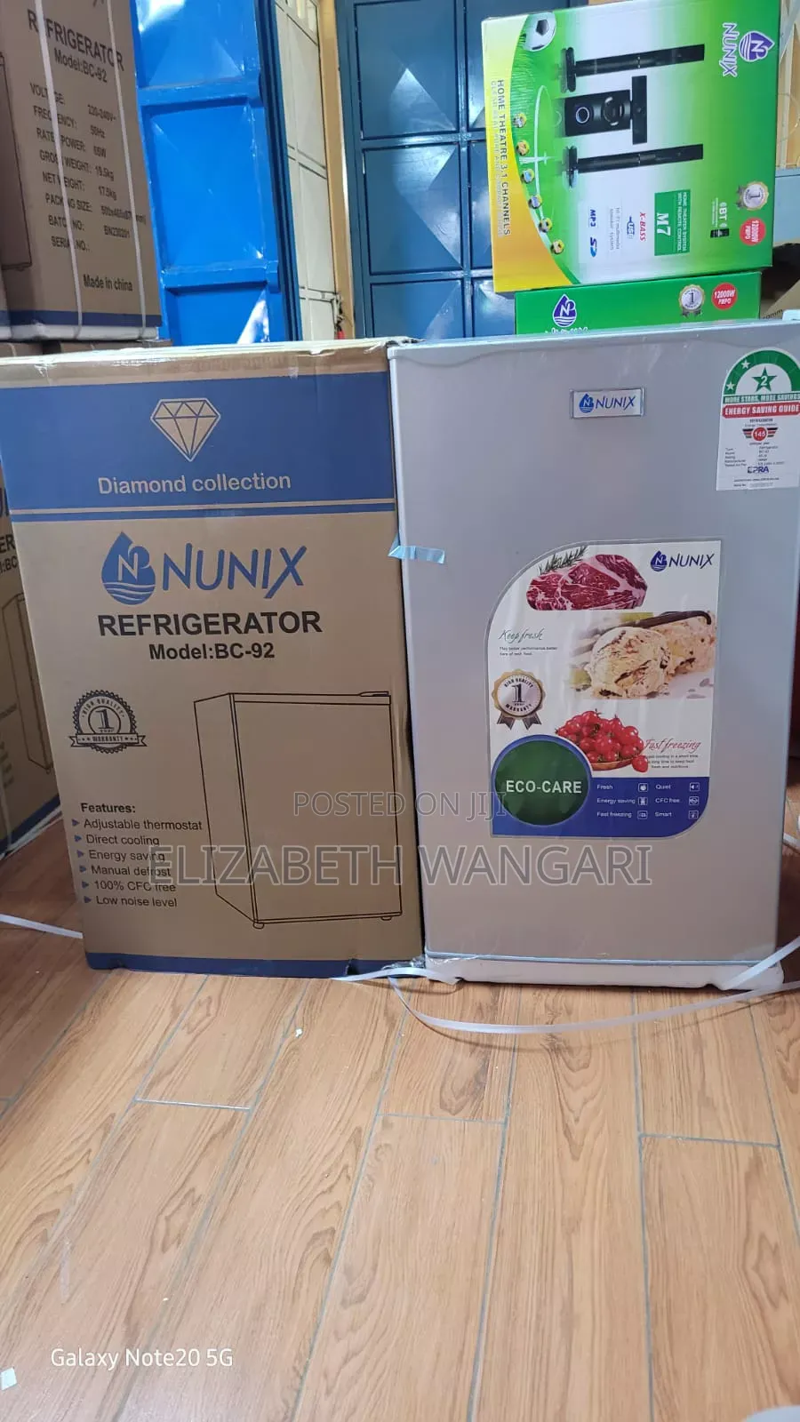 Nunix 92L Single Door Refrigerator (Model: BC-92)