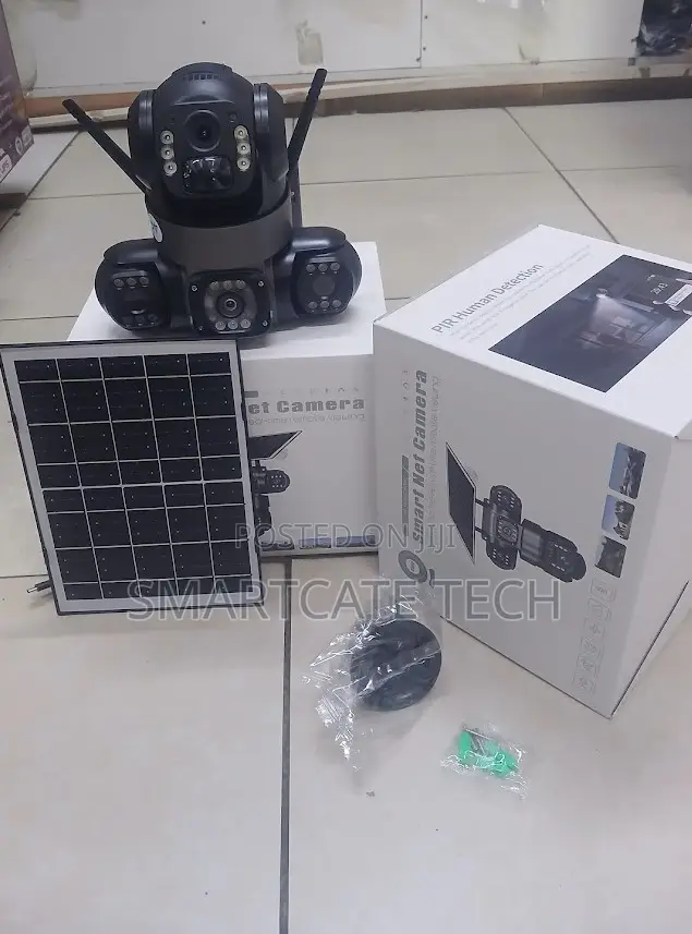 4G Triple Lens Security Camera With Motion Detection