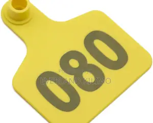 Durable Outdoor Design Yellow Medium Ear Tag for Cattles