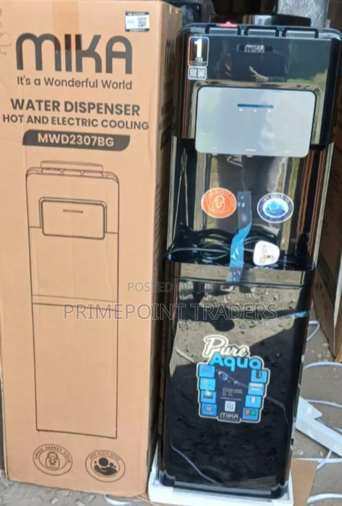 Mika MWD2307BG 3-Tap Water Dispenser – Hot, Normal & Electric Cooling