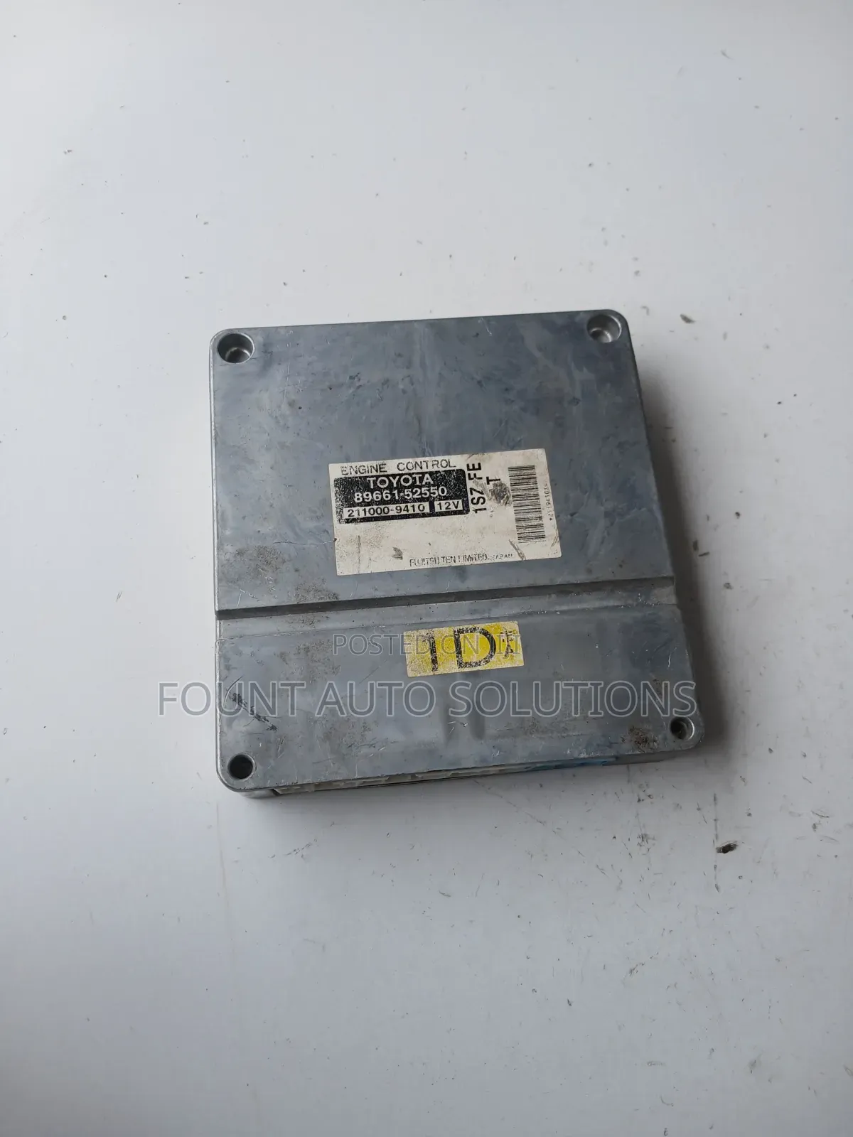 Engine Control Unit 1NZ Toyota Ist 2004